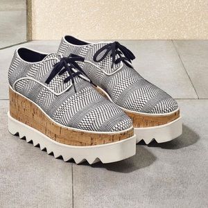 Stella McCartney elyse woven platforms